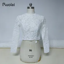 Свадебный жакет цвета слоновой кости с высоким воротом и длинными рукавами, кружевное болеро жакет, свадебное пальто с пуговицами на спине, свадебные аксессуары для женщин FJ24