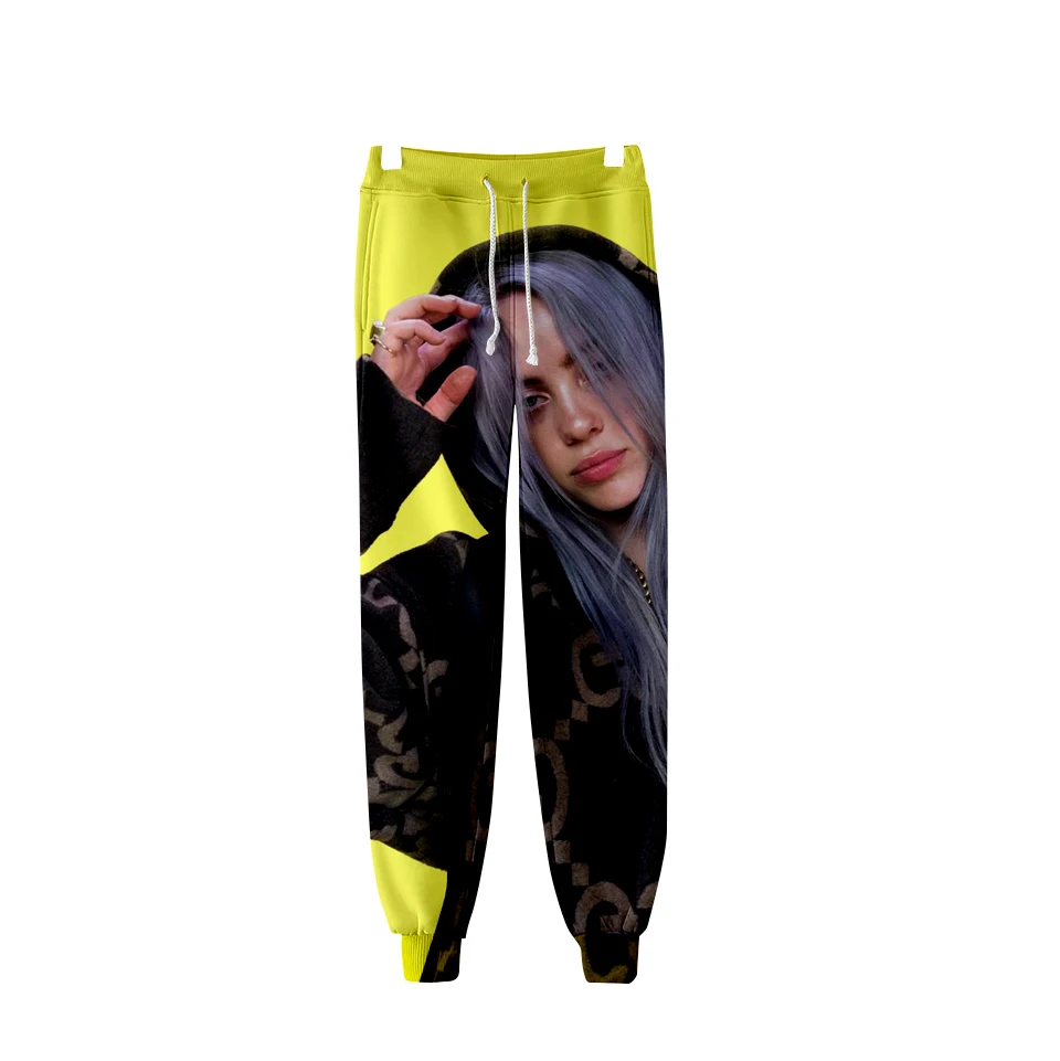 FADUN Tommee 3D Billie Eilish спортивные штаны с принтом модные повседневные штаны для бега теплые/мужские брюки тонкие Kpop мужские и женские брюки