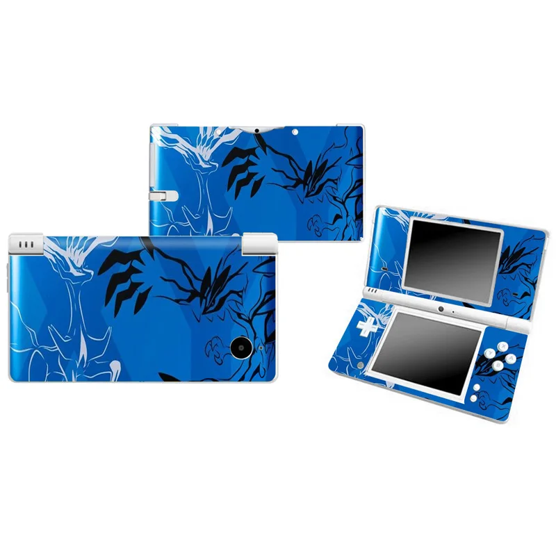 

Free Drop Shipping Simple blue black graffiti Vinyl Skin Sticker Protector for Nintendo NDSI