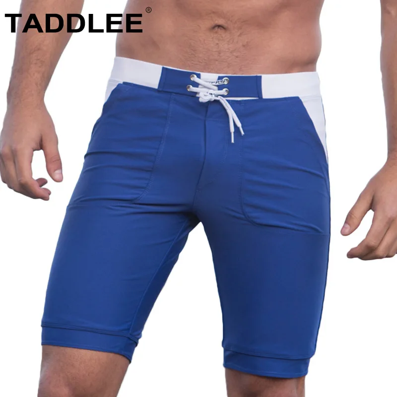 Taddlee Brand Men's Swimwear Swimming Boxer Trunks Big Size XXL