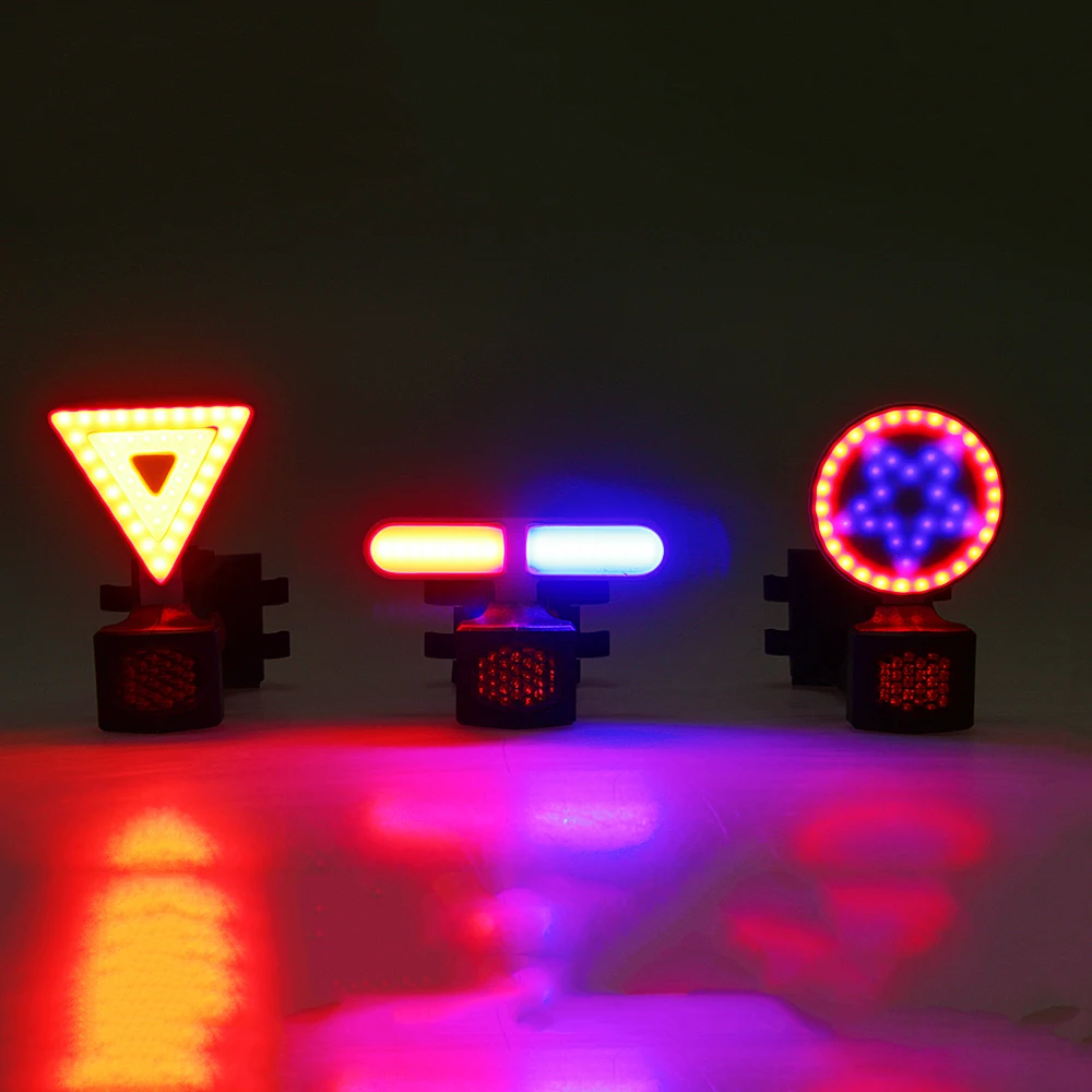 Sale 6 Mode Bike Light Cycling Bicycle Lights USB Rechargable IP63 Waterproof Taillight Warning Light for Mountain Road Bike Seatpost 1