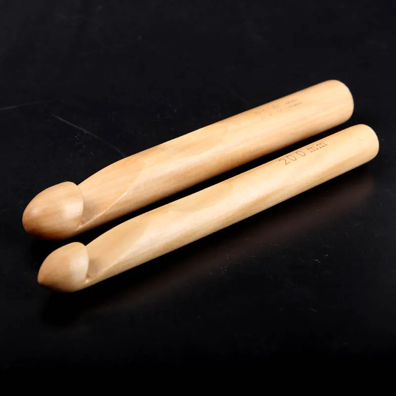 ^Cheap Crochet Hook 15Mm20Mm Knitting Needle 25Mm Crochet Hooks Crochet Knitting Weaving Needle Wooden ^Cheap Crochet Hook 15Mm20Mm Knitting Needle 25Mm Crochet Hooks Crochet Knitting Weaving Needle Wooden
