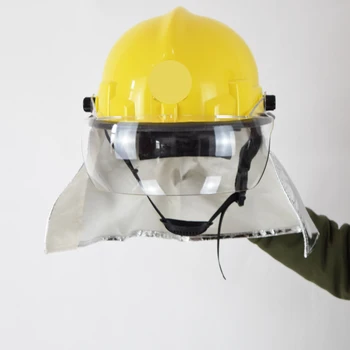 

Free Shipping Can Resistant 300 Degree PEI Anti Fire Fire Fighting Fire protective helmet