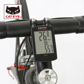 

CATEYE Cycling Bike PADRONE Digital Wireless Computer Speedometer Stopwatch CC-PA100W With 7 Functions Largest Display 6Colors