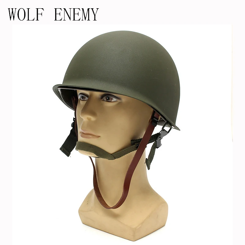 Новая горячая распродажа высокое качество универсальный портативный военный стальной M1 шлем Тактический Защитный армейский снаряжение поле зеленый шлем