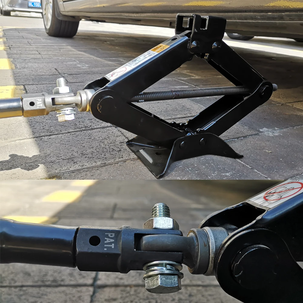 Scissor Jack Adapter For Use With 1/2 Inch Drive Impact Wrench or 13/16 Inch Lug Wrenchin Car