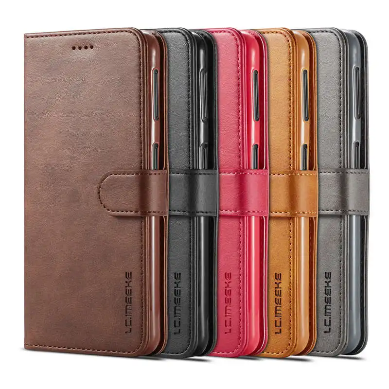

Plain Wallet Case For Samsung Galaxy A30 A20 A10 A50 Cover Luxury PU Leather Flip Cover For Samsung A70 A50 A40 Phone Bag Case