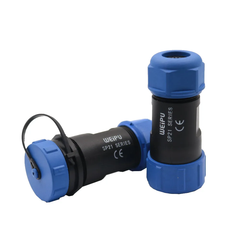 

1Pair SP21 Aviation Connector IP68 Waterproof plug and socket Cable Connector 2/3/4/5/7/9/12 Pin Free Shipping
