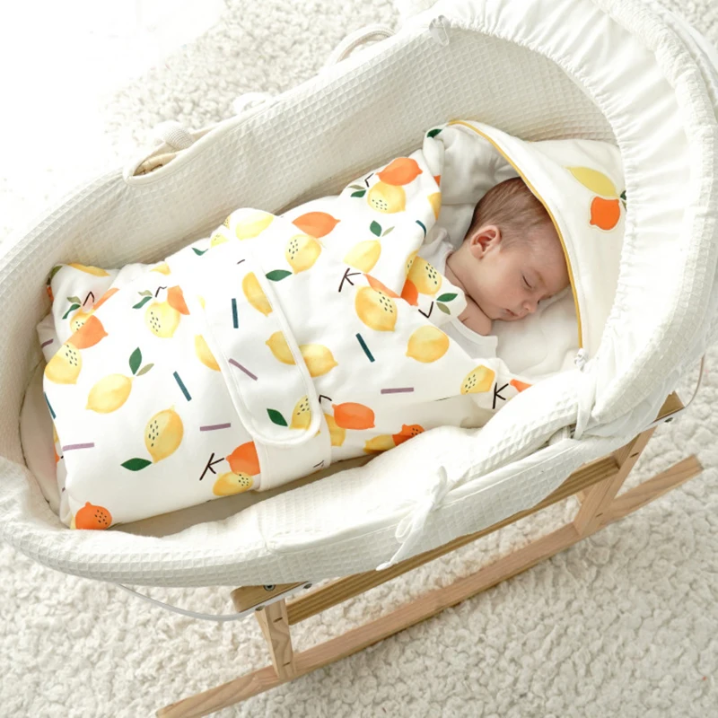 

Newborn 0-1 Years Baby Stroller Envelope Swaddles Sleeping Bag Flamingo Cotton Soft Warm Sleepsacks Sleepwear for Spring Summer