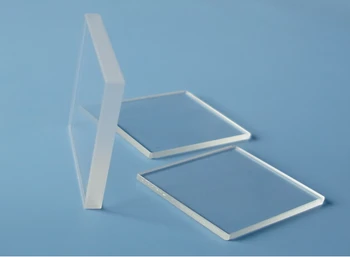 

Thin transparent quartz glass plate 10*10*0.5mm quartz substrate