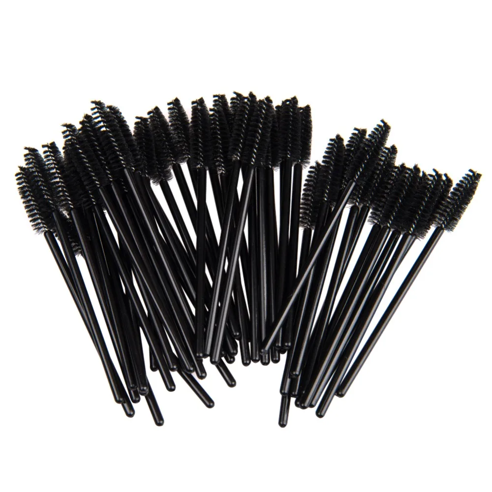 

Arison 50Pcs Eyelash Brushes Makeup Brushes Disposable Mascara Wands Applicator Spoolers Eye Lashes Cosmetic Brush Makeup Tools