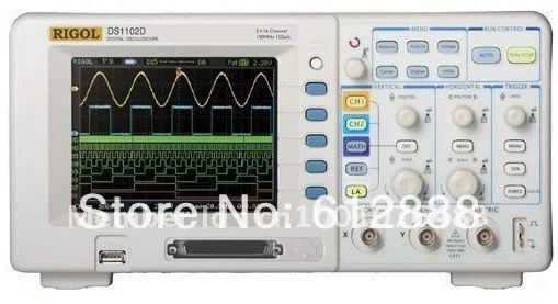 

Rigol DS1052D 50MHZ with 16-channel digital oscilloscope logic analyzer