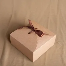 15pcs 18x18x8cm Sweet Decoration Cake Box Square Rustic Kraft Paper Gift Large Wedding Party 15pcs 18x18x8cm Sweet Decoration Cake Box Square Rustic Kraft Paper Gift Large Wedding Party
