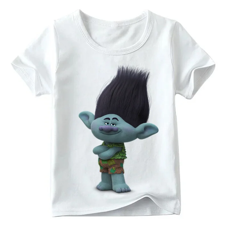 PCLOUD Childrens Trolls Cartoon Printing Short Sleeves T-Shirt