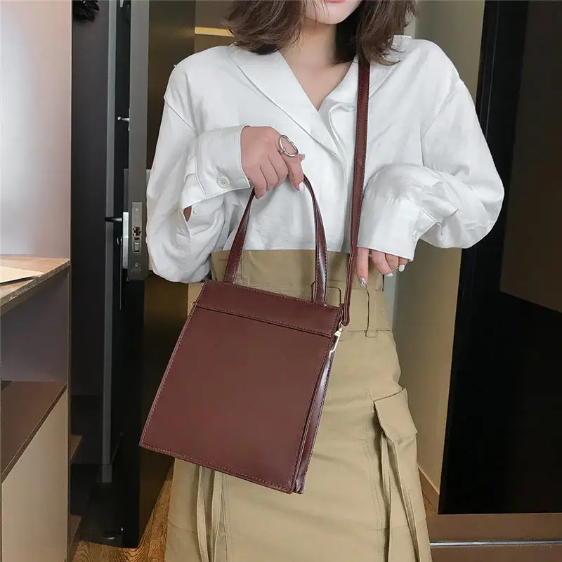  Simple Pure Color Shoulder Bag Crossbody Bag for Women 2019 Messenger Bags handbag women's bag bolsa feminina sac a main 40AP0210