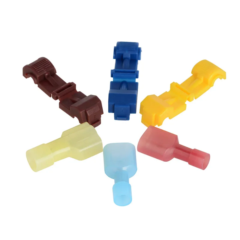 

Mayitr 120pcs/set Quick Splice Connectors Terminal Insulated Wire Crimp Terminal & Male Spade Connector Kit