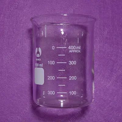 500mL Glass Beaker,Low Form,Lab Beaker with Spout Mouth,Lab Glassware