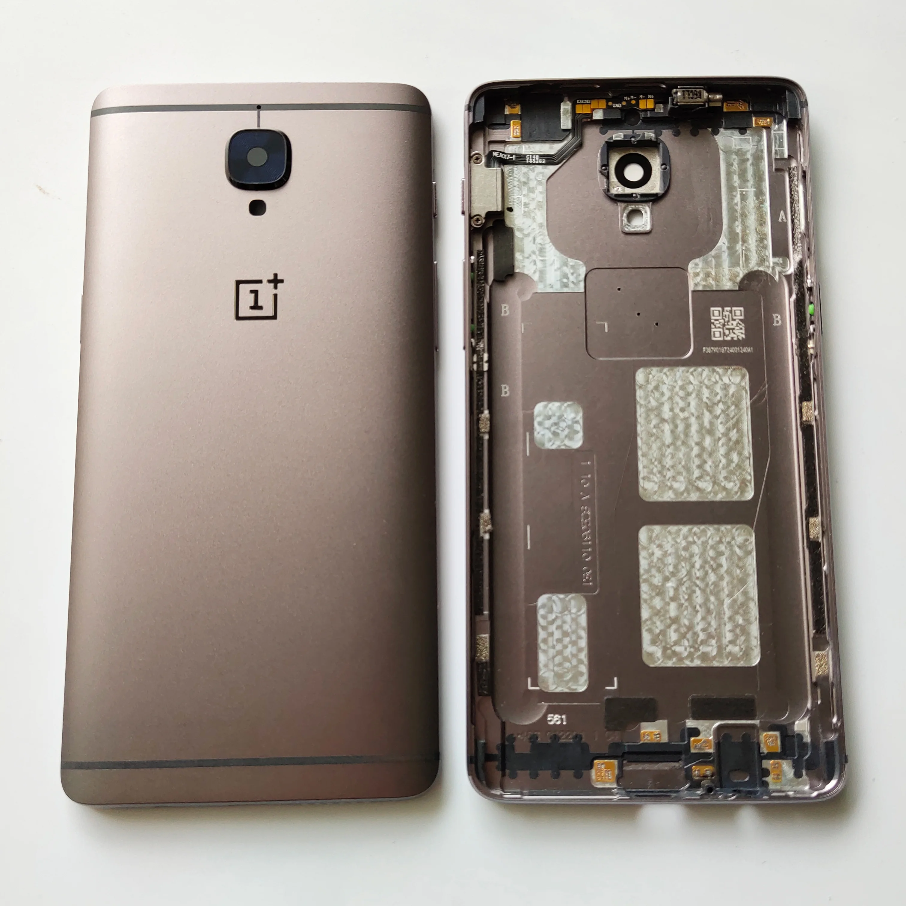 

Original 5.5 inch Gray For Oneplus 3 A3000 a3003 Back Battery Cover Door Housing case Rear Glass parts For Oneplus 3T A3010