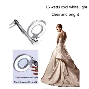 

Magnifying glass with lamp Eyelashes Beauty Nail Eyebrows Pedicure Manicure Work Led Eyes Tattoo Floor Lamps