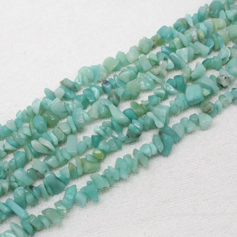 

Natural Amazonite 4-11mm Freeform Chip Beads 34",Beads For DIY Jewelry making ,We provide mixed wholesale for all items!