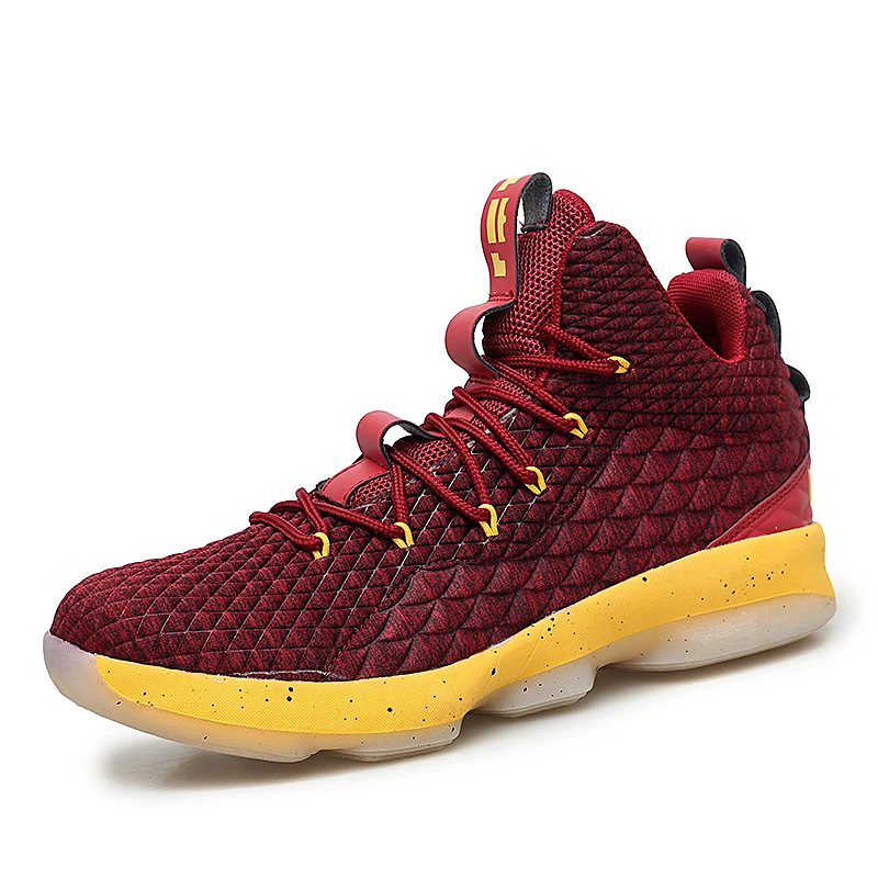 

Lebron High-top basketball shoes men's breathable sports shoes non-slip outdoor sports shoes flywire Basketball shoes