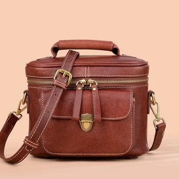 

Genuine Leather Cross body Shoulder bags Handbag Small Cross body bags Satchel Ladies Purses