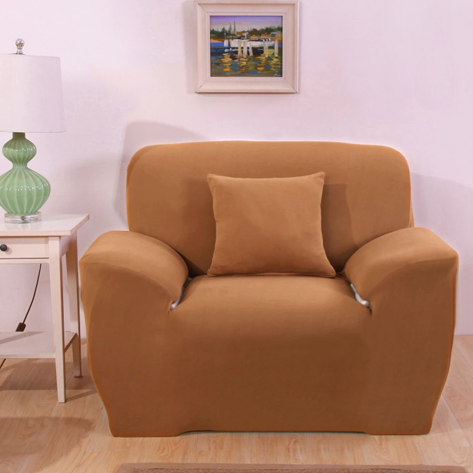 Light Brown Corner Sofa Covers For Living Room Universal Stretch