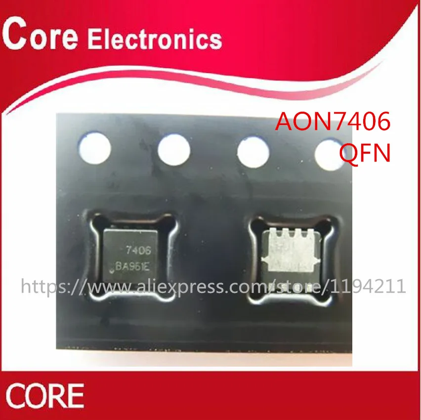 50 шт. AON7406 AO7406 7406 фонарь | Электронные компоненты и принадлежности
