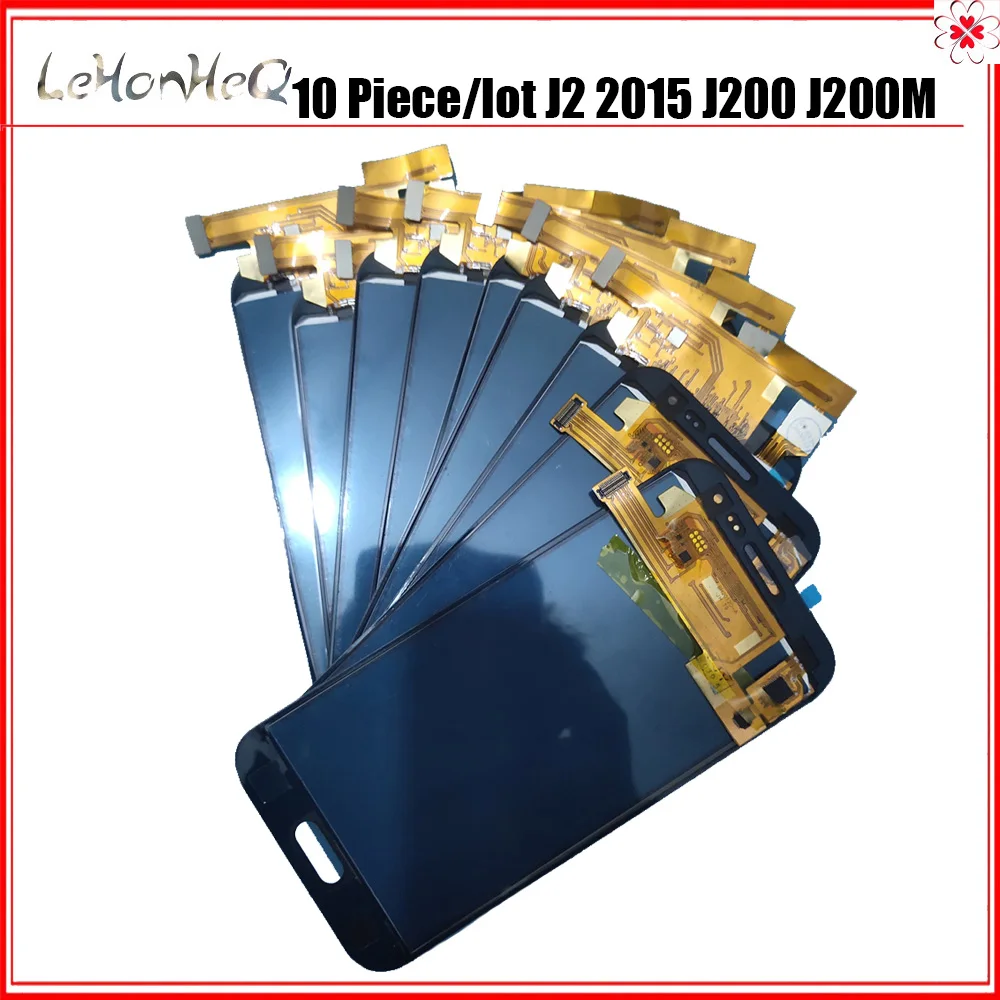 10 шт./лот ЖК дисплей для Samsung Galaxy J2 2015 J200 J200M с сенсорным экраном дигитайзер