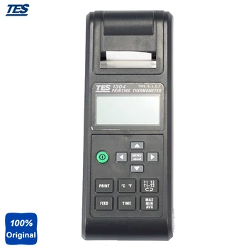 

TES-1304 Digital LCD Dual Channels Thermocouple Thermometer with Multi-functions Type K. J. E. T. Input Printing