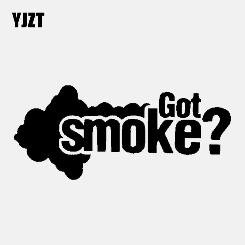 У YJZT 12 5 см * есть дым? Дизельный личность виниловые наклейки для автомобиля