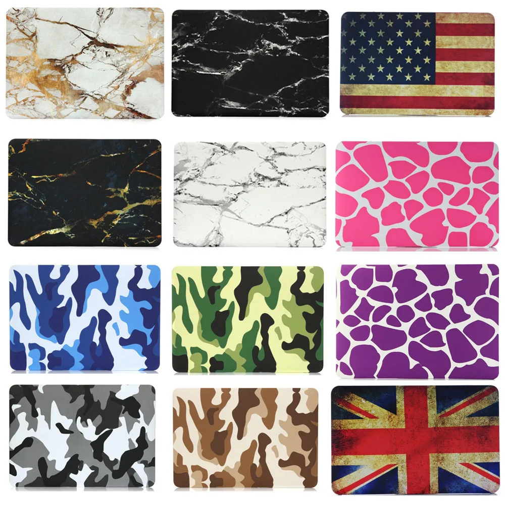 Мраморная текстура US UK Flags защитный чехол для Mac book/ноутбука macbook pro retina air 11 12 13 15|case