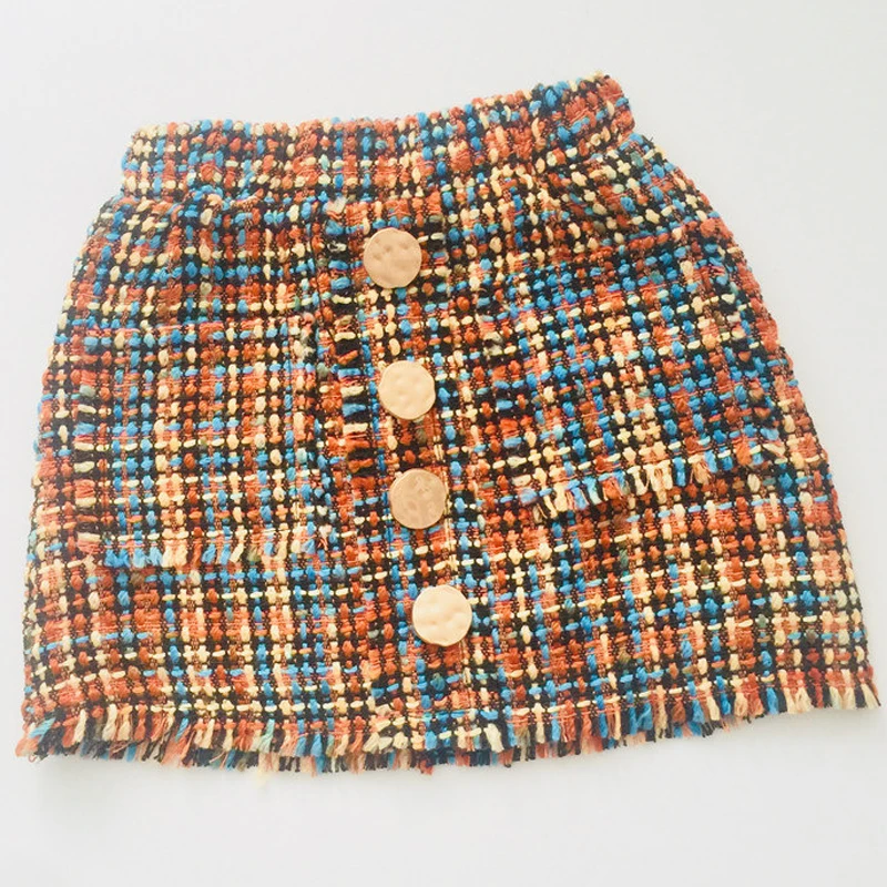 Girls Skirts 2018 New Children's Clothing Autumn Winter Knitting Skirt Outwear Button A-Line Girl Skirt Girls Skirts 2018 New Children's Clothing Autumn Winter Knitting Skirt Outwear Button A-Line Girl Skirt