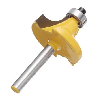 

1/4" Shank 3/4" Radius Carbide Round Over Edging Router Bit Wood Cutter Woodworking Trimming Engraving Carving Cutting Tools Hot