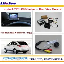Liislee для hyundai Veracruz/ix55 в автомобиле 4," цветной ЖК-монитор+ Автомобильная задняя камера = 2 в 1 парковочная система