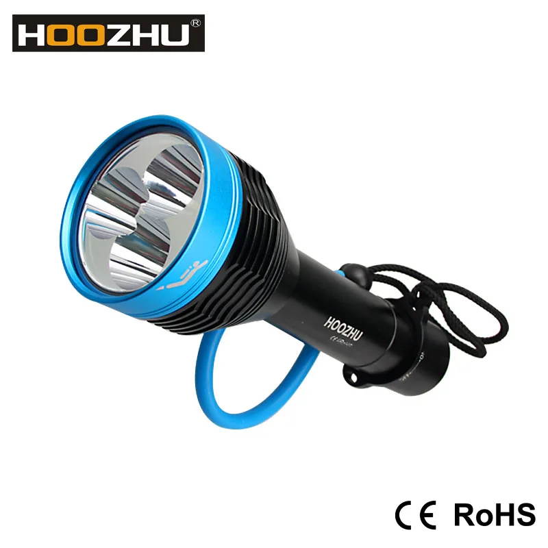 Super Brightness Deep Waterproof 100m Scuba Underwater led Flashlight Dive Torch Max 1000 lm led Diving led Flashlights D30