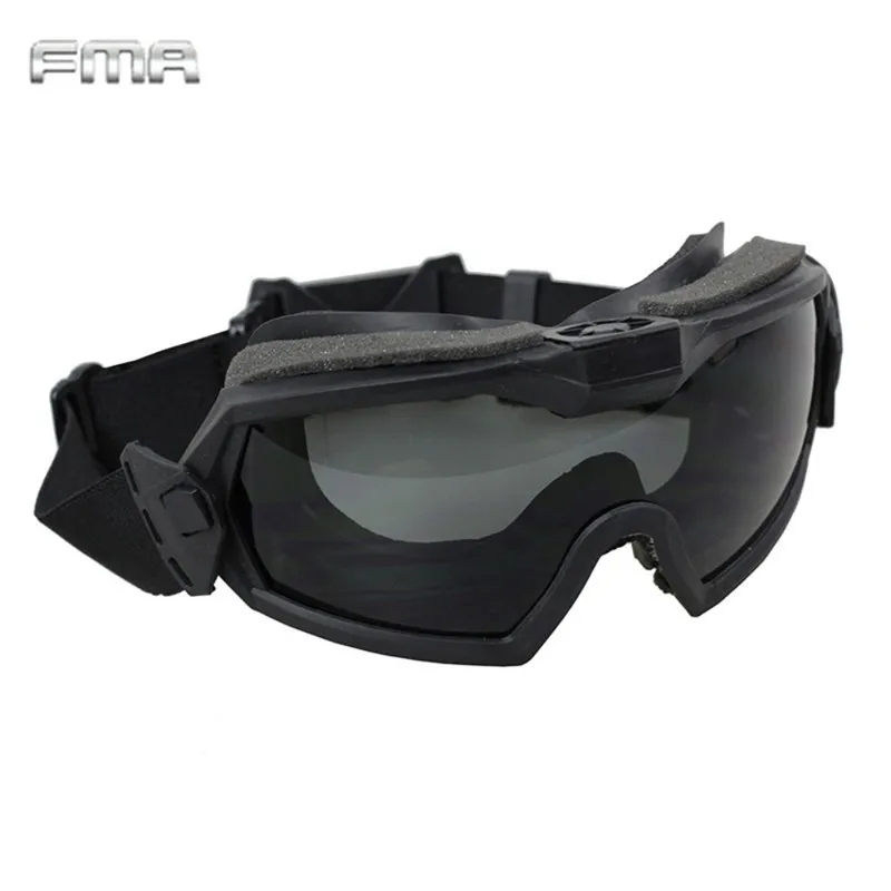 

FMA LPG01BK12-2R Regulator Goggle With Fan Updated Version Tactical Airsoft Paintball Safety Eye Protection Glasses Eyewear