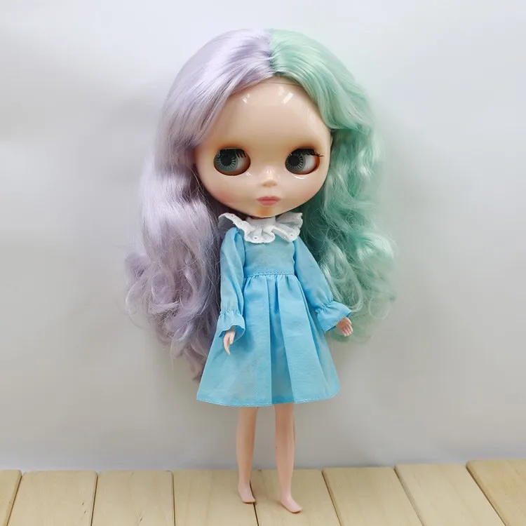 Наряды для Blyth doll, цельнокроеное простое платье для сустава, милый костюм для 1/6, pullip jerryberry licca icy dbs doll