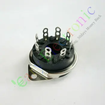 

Wholesale and retail 4pcs 8pin Bakelite vacuum tube sockets valve base Chassis fr EL34 KT88 6550 6SN7 free shipping