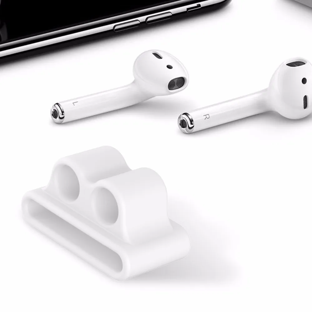 AICSRAD чехол для наушников для Apple AirPods держатель Анти-потеря AirPod чехол для Airpods Apple силиконовый Air Pods чехол s аксессуары