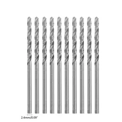 10 шт./компл. Многофункциональный крошечные микро HSS 2,4 мм Прямо хвостовиком бурения бит Апрель 09