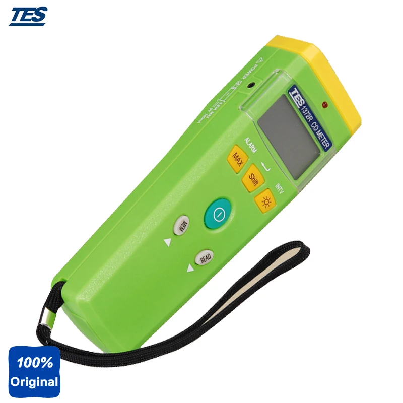 TES-1372R портативный тестер содержания угарного газа анализатор CO Анализатор метр(0~ 999 ppm, 1 ppm