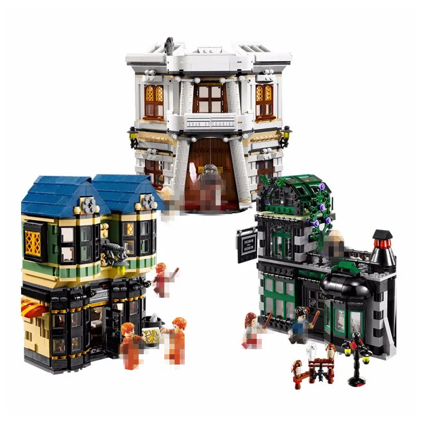

Magic Word Diagon Alley Model LEPIN 16012 2025Pcs Educational Building Blocks Bricks Compatible Children Toys Gift