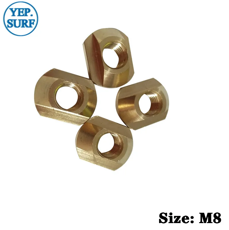 FoilMount 4pcs per set Size M8/M6 Hydrofoil Mounting T-Nuts for All Hydrofoil Tracks
