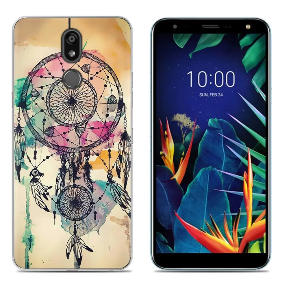 LG K40/K12 Plus 5,7-дюймовый Мягкий чехол для телефона с красочным рисунком модный дизайн ТПУ силиконовый чехол для задней панели телефона - Цвет: 21