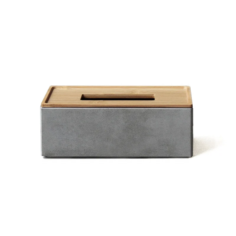 Цементная коробка для полотенец, силиконовая форма, модные и креативные подарки, бумажная картонная коробка, для ярмарки, для украшения бетона