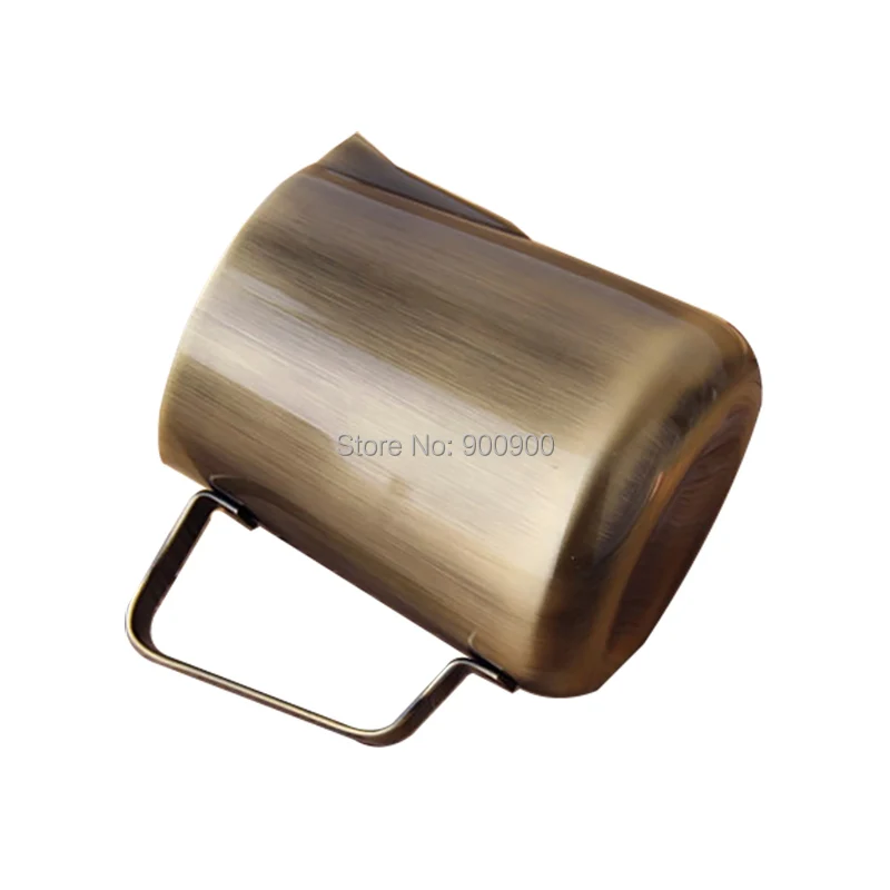 SUS 304 Stainless Steel Coffee Pitcher Barista gear Jug Latte Art 600ml Coffee Milk Frothing