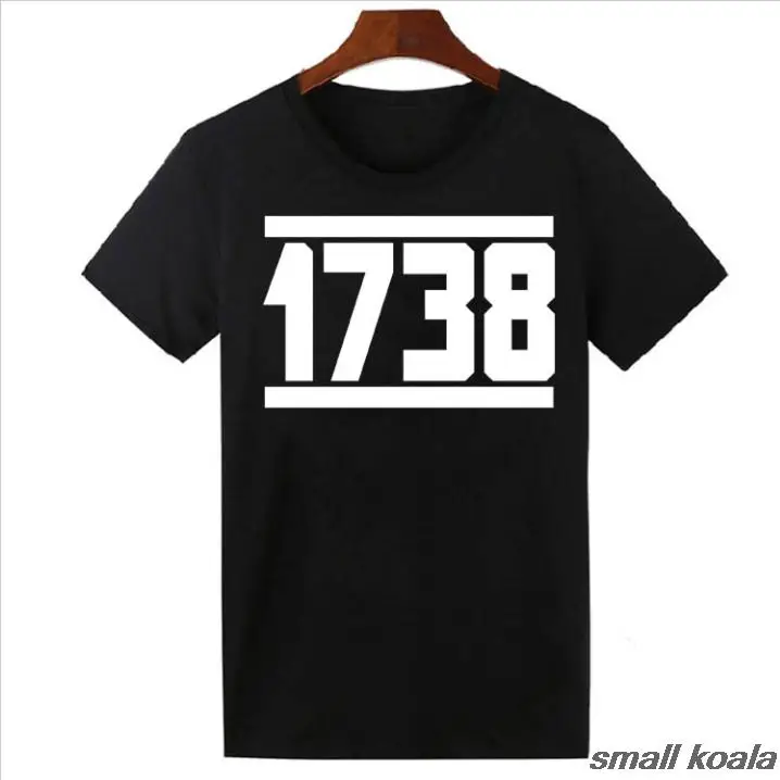 1738 Fetty Wap T Shirt Mens Remy Boyz Trap Queen Drake Drizzy Hip Hop Custom Cotton Short Slever T-Shirt Black - intl