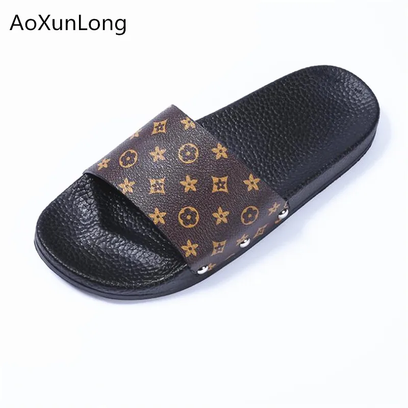 

Women Summer Flat Non-slip Floral Slippers Hot Sale Women Beach Flip Flops Women Indoor slippers Drop Shipping Women Slides 40