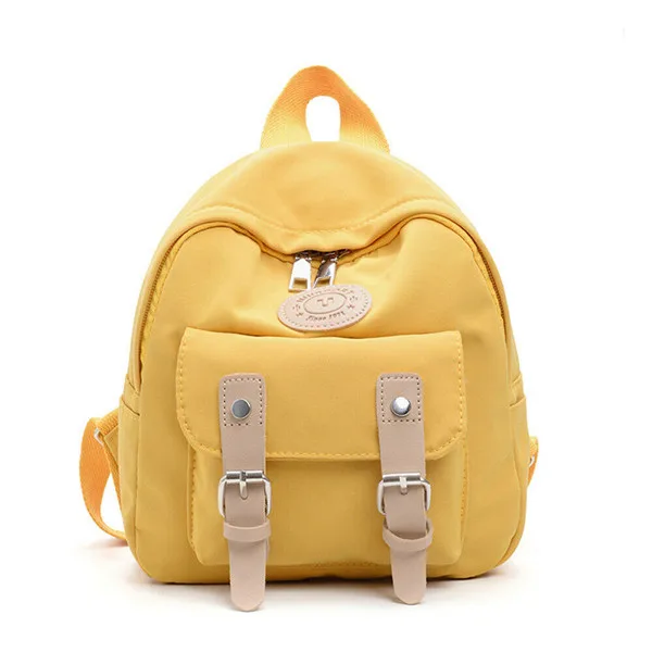 NoEnName Newest Kids Children Boys Girls Backpack Kindergarten Nursery Toddler Cute Travel Lunch Schoolbag 3D Cartoon Bag - Цвет: Цвет: желтый